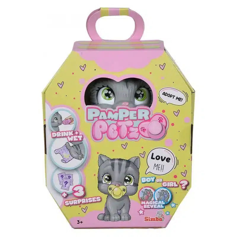 Juguete infantil Pamper Petz Gatito 15cm interactivo 105953051 SIMBA - Imagen 2