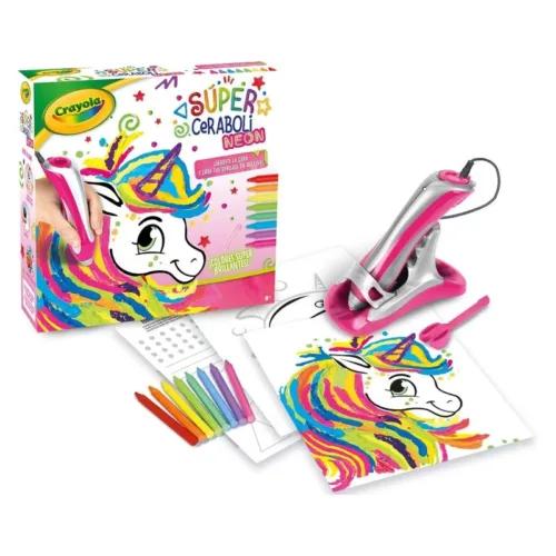 Super Ceraboli Unicornio Neón derretir lápices cera 25-0509 CRAYOLA