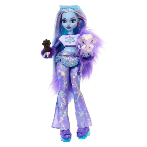 Muñeca Monster High Abbey Bominable con mascota y accesorios HNF64