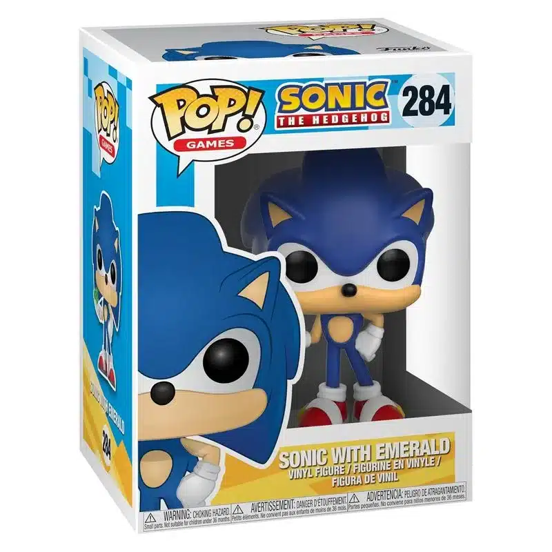 Funko POP! Sonic The Hedgehog Sonic con la esmeralda figura vinilo - Imagen 2