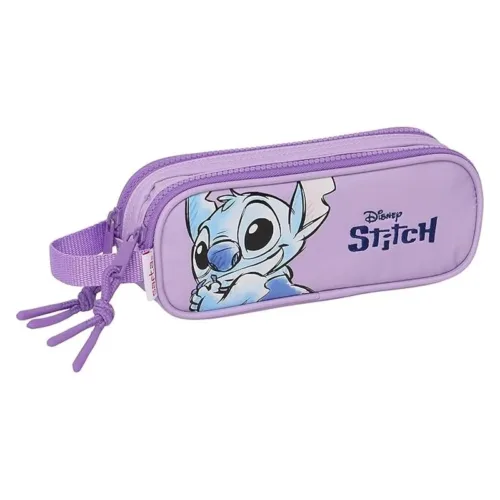 Estuche portatodo doble Disney Stitch lila 812417513 SAFTA