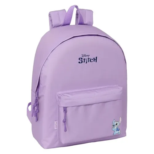 Mochila escolar Disney Stitch lila Day Pack 612417774 SAFTA