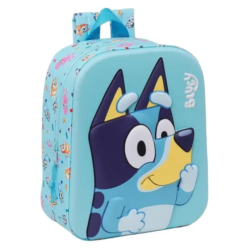 Mochila guardería 3D Bluey adaptable a carro 27cm 612433011 SAFTA