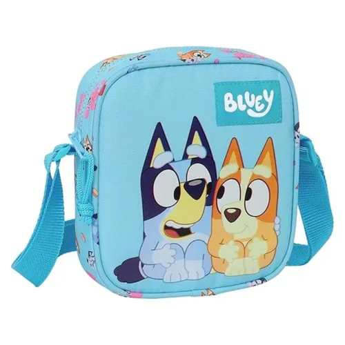 Bandolera celeste infantil Bluey y Bingo 612433222 SAFTA