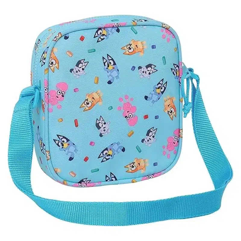 Bandolera celeste infantil Bluey y Bingo 612433222 SAFTA - Imagen 2