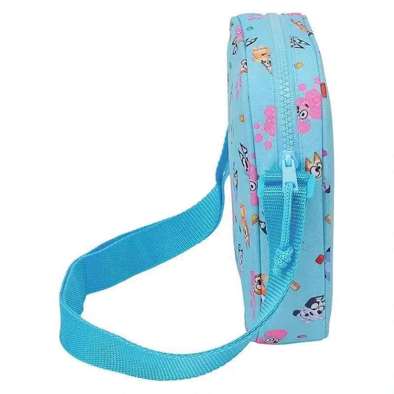 Bandolera celeste infantil Bluey y Bingo 612433222 SAFTA - Imagen 3