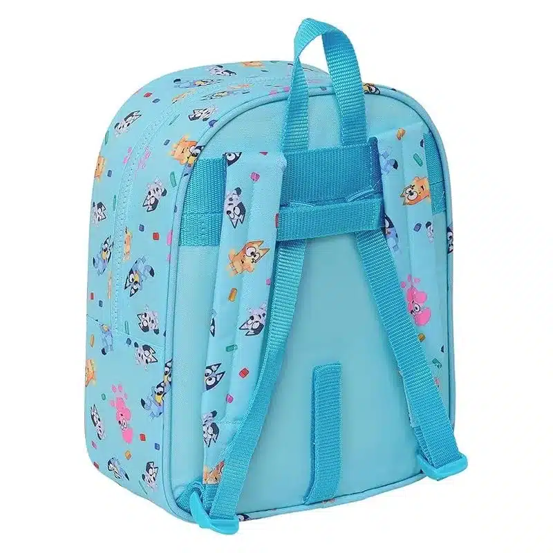 Mochila infantil Bluey y Bingo adaptable a carro 27cm 612433232 SAFTA - Imagen 2