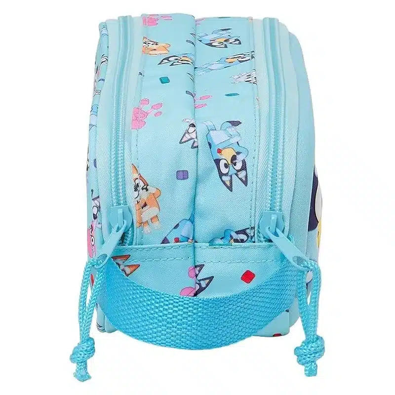 Estuche portatodo doble Bluey y Bingo 3D celeste 812433512 SAFTA - Imagen 3