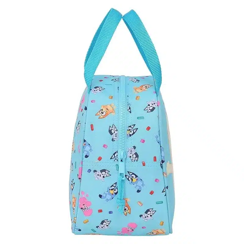 Bolso portameriendas Bluey y Bingo celeste 22cm 812433607 SAFTA - Imagen 3