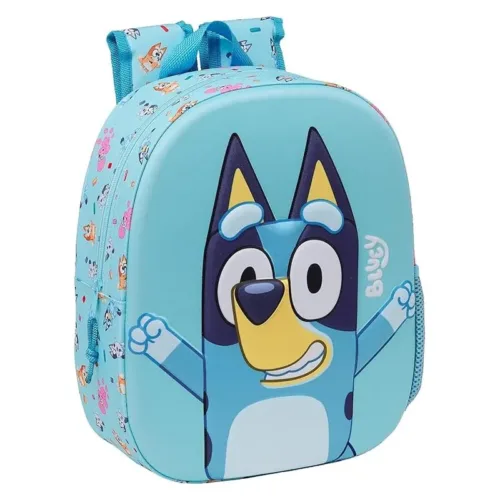 Mochila adaptable a carro Bluey celeste 3D 612433890 SAFTA