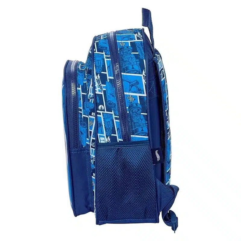 Mochila infantil doble compartimento Hot Wheels Sonny 33cm 612438524 SAFTA - Imagen 3