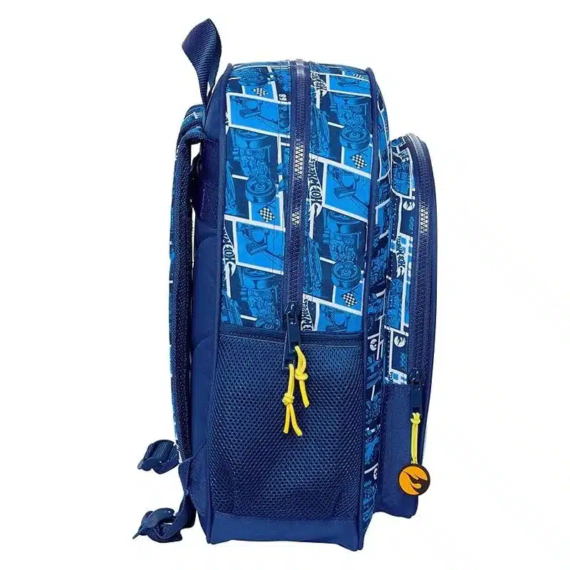 Mochila escolar 38cm Hot Wheels Sonny marino 612438640 SAFTA - Imagen 3