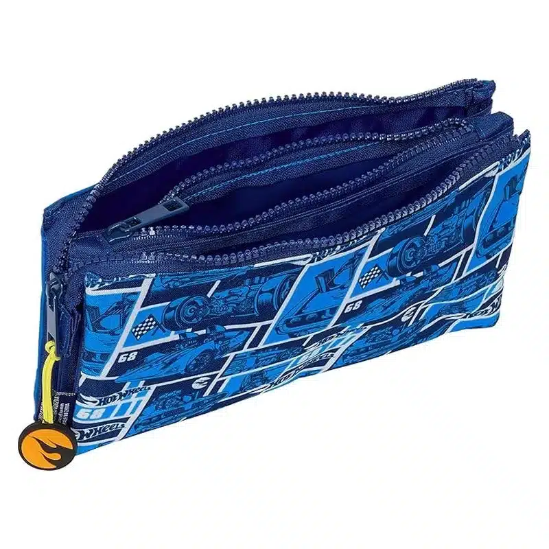 Porta todo triple Hot Wheels Sonny 22cm marino 812438744 SAFTA - Imagen 3
