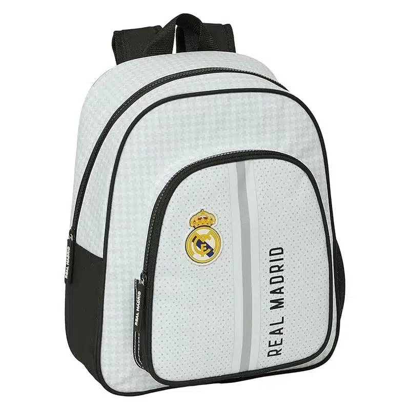 Mochila infantil Real Madrid 24-25 adaptable a carro 34cm 612454006 SAFTA