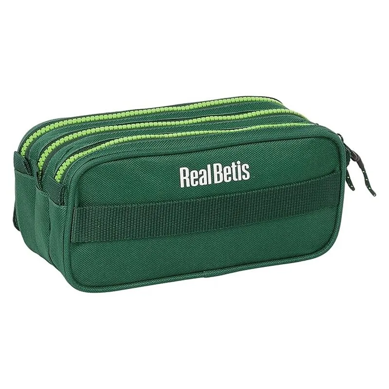 Estuche portatodo triple Real Betis 24-25 oficial 812466710 SAFTA - Imagen 2