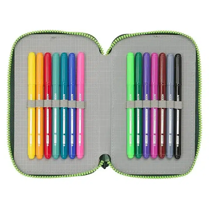 Estuche con útiles escolares Real Betis 24-25 oficial 412466854 SAFTA - Imagen 3