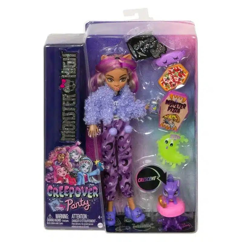 Muñeca Monster High fiesta de pijamas Clawdeen Wolf HKY67 MATTEL - Imagen 3