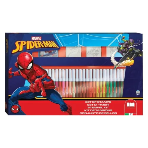 Conjunto de rotuladores, sellos y subrayadores Spiderman 57817 MULTIPRINT