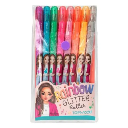 Set de bolígrafos gel Top Model Rainbow Glitter multicolor 12192 DEPESCHE