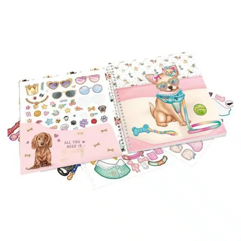 Libro de pegatinas TOPModel Dress Me Up 12966 DEPESCHE - Imagen 2