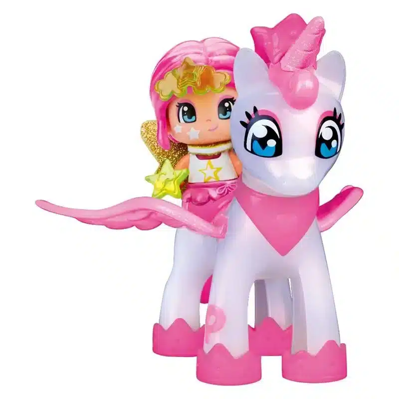Muñeco Pinypon Estrella y Unicornio volador con accesorios 7.14082 FAMOSA - Imagen 2