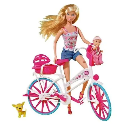Muñeca Steffi Love con su bicicleta 105739050 SIMBA