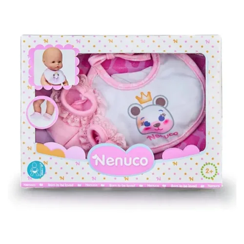 Ropita para bebé Nenuco 35cm rosa y blanca 36665sNFN35000 FAM