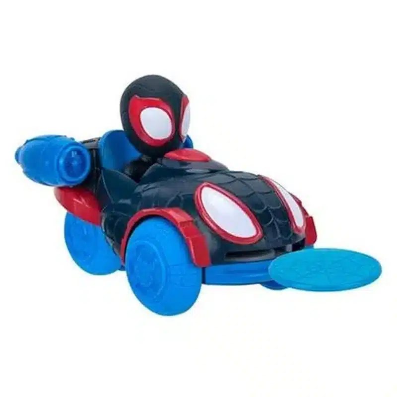 Vehículo lanzadiscos Spidey Miles Morales SNF0007-MILES TOY PARTNER