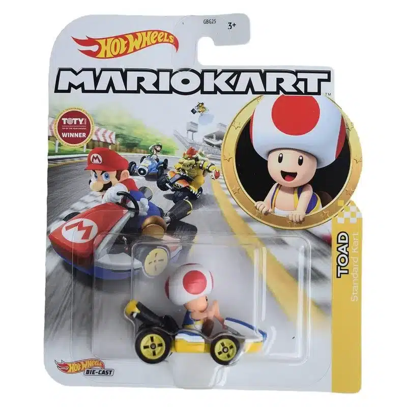 Mini figura Toad kart estándar Mario Kart GJH63sGBG25 MATTEL - Imagen 2