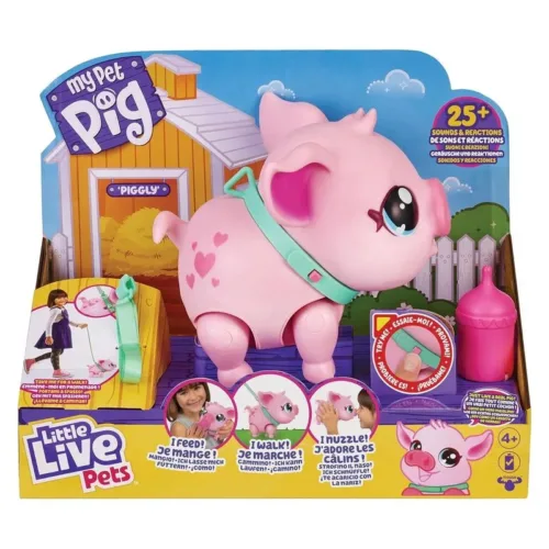 Cerdito Little Live Pets interactivo con más de 25 sonidos LPW00000 FAMOSA