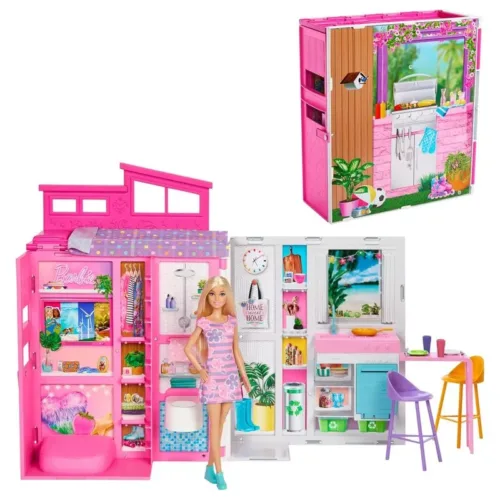 Apartamento Barbie 65 aniversario casa de muñecas vacaciones HRJ77 MATTEL
