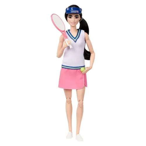 Muñeca Barbie asiática puedes ser jugadora de tenis HKT73 MATTEL