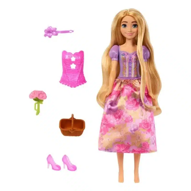 Disney Princess Spin y reveal Rapuncel con accesorios HTV86 MATTEL - Imagen 2