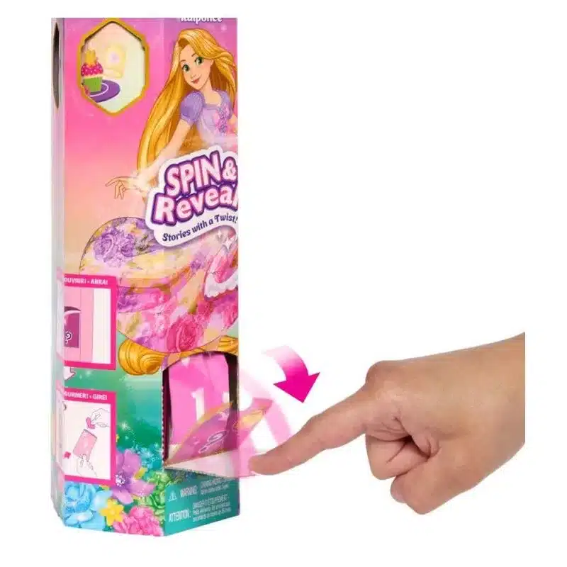Disney Princess Spin y reveal Rapuncel con accesorios HTV86 MATTEL - Imagen 3