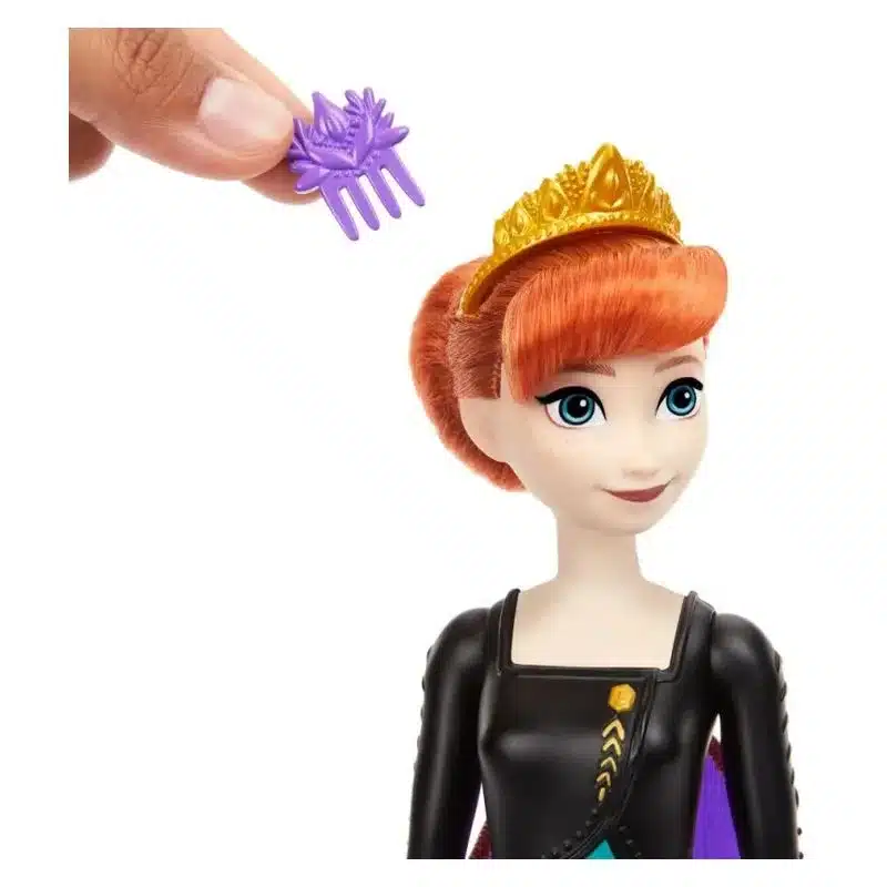 Disney Princess Spin y reveal Anna Frozen con accesorios HXD27 MATTEL - Imagen 2