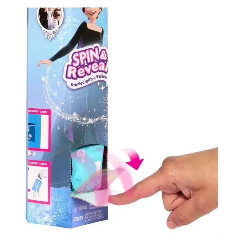 Disney Princess Spin y reveal Anna Frozen con accesorios HXD27 MATTEL - Imagen 3