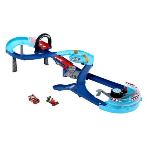 Disney Pixar Cars pista de salto 102cn con vehículos incluidos HXJ32 MATTEL