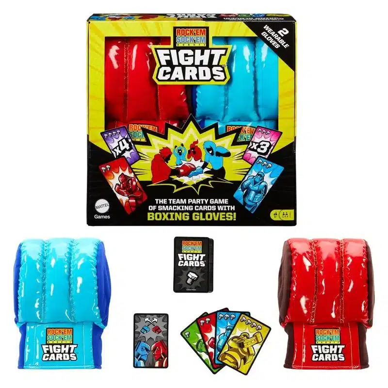 Juego de mesa Rock'Em Sock'em Fight Cards HTW64 MATTEL