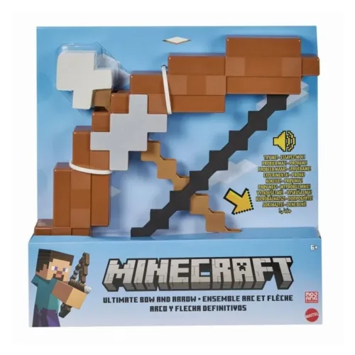 Arco y flecha definitivos de Minecraft con sonido JDJ04 MATTEL