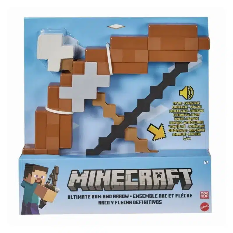 Arco y flecha definitivos de Minecraft con sonido JDJ04 MATTEL