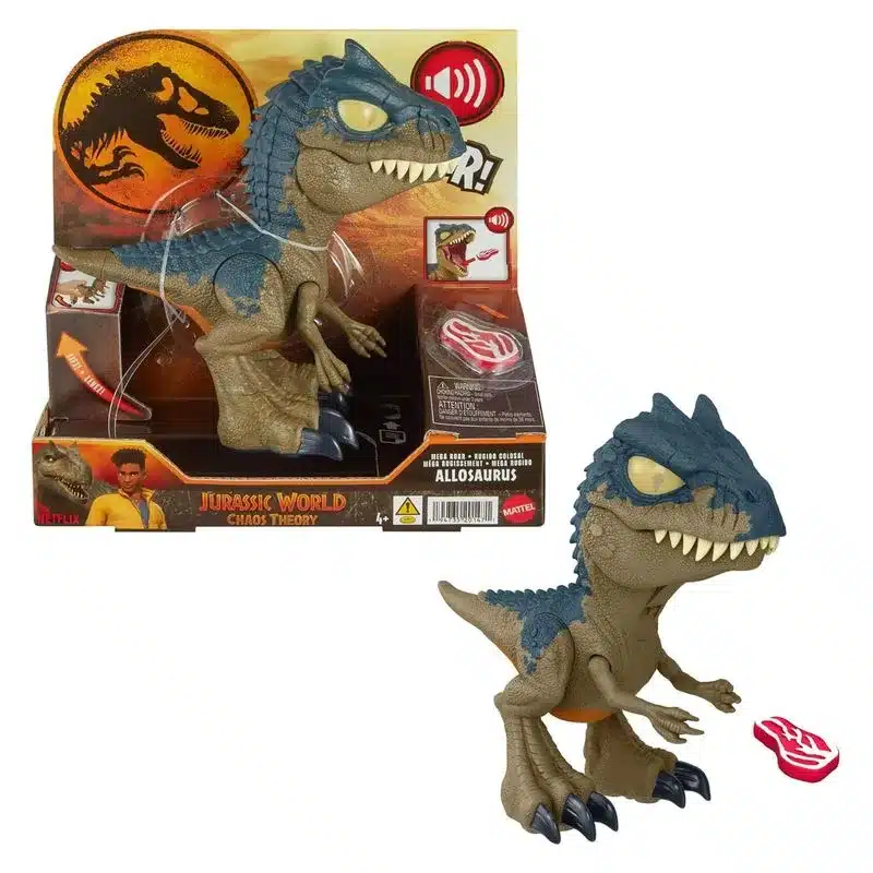 Figura dinosaurio Allosaurus Jurassic World Teoría del caos HVB45 MATTEL