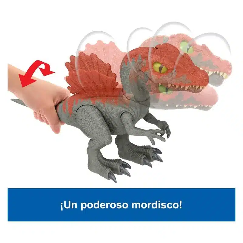 Figura dinosaurio Crushivores Espinosaurio destrozajaulas Jurassic World HTP71 - Imagen 2