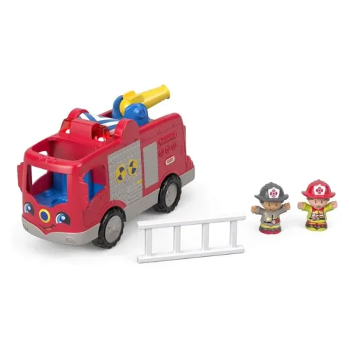 Little People Camión de bomberos con luces y sonidos FPV33 MATTEL