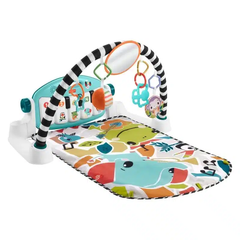 Alfombra con piano pataditas con luces y sonidos Kick & Play HWY54 MATTEL