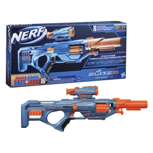 Nerf Elite 2.0 Eaglepoint RD-8 Blaster con 16 dardos F0423 HASBRO