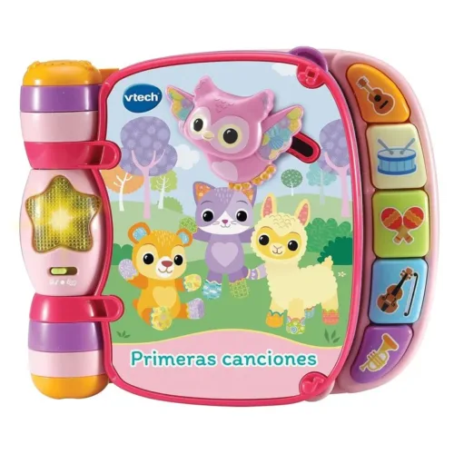Libro interactivo primeras canciones rosa 80-166787 VTECH