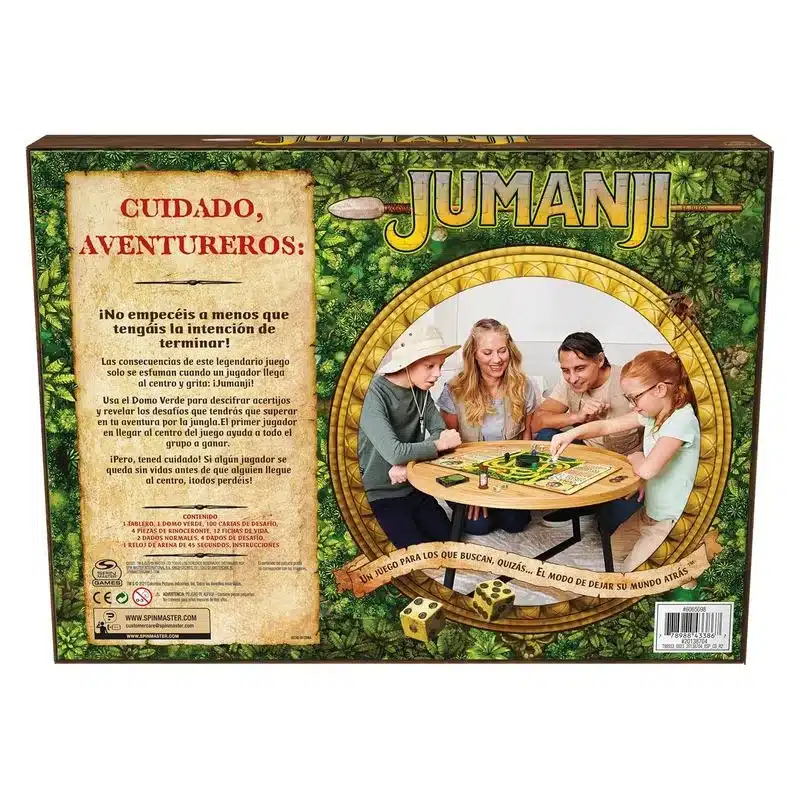Juego de mesa Jumanji última edición 6065098 SPIN MASTE - Imagen 2