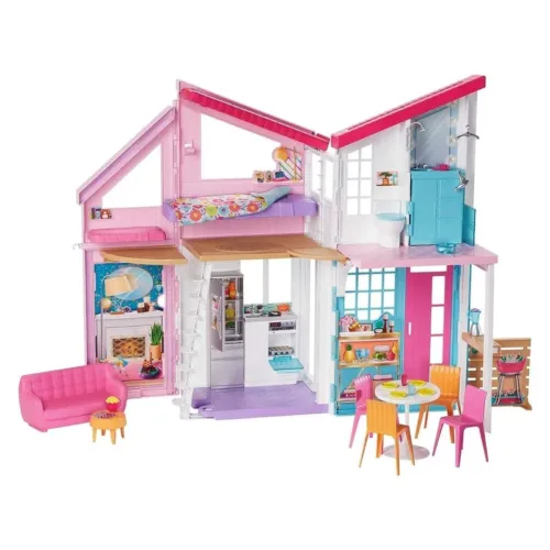 Casa de muñecas Barbie Malibú dos pisos plegable FXG57 MATTEL