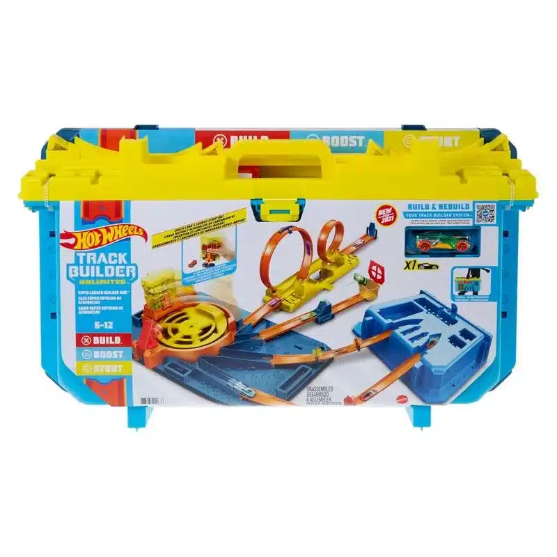 Hot Wheels Track Builder Unlimited Rapid Launch 145x169x36cm GVG11 MATTEL - Imagen 2