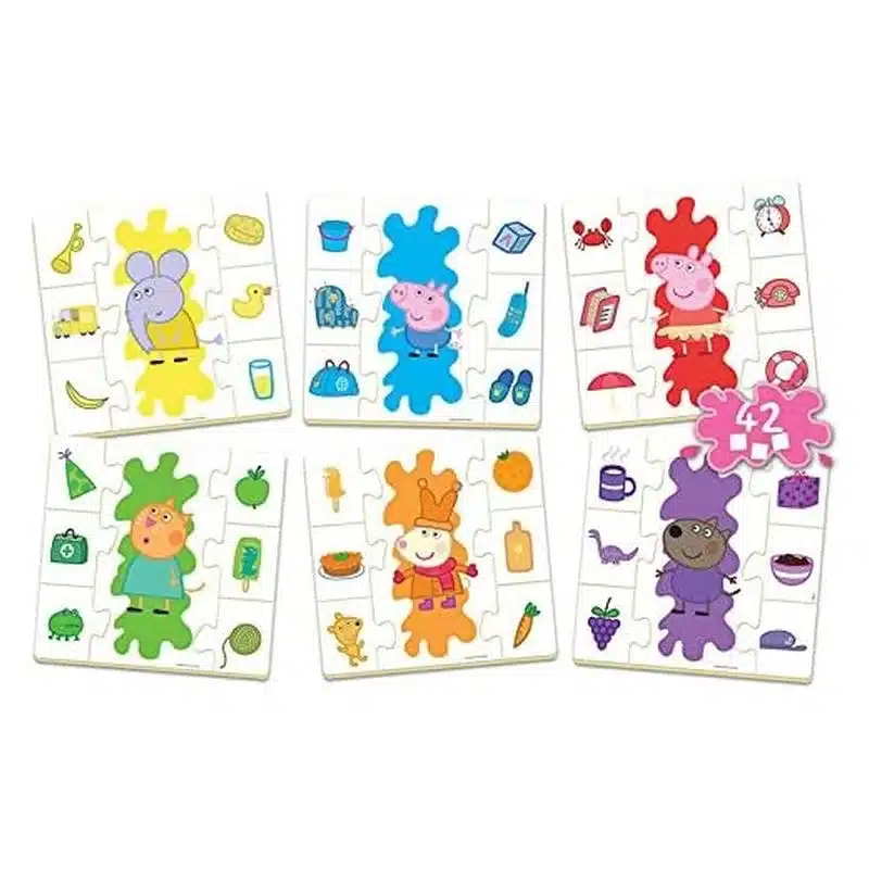Juego educativo los colores de Peppa Pig 16225 EDUCA BORRAS - Imagen 2